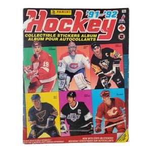 Panini Hockey 1991-92 collectible sticker album